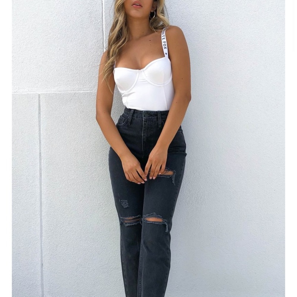 Love stoned boyfriend jeans by white fox